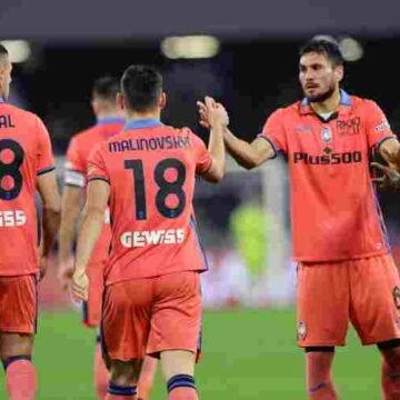 Calcio: Atalanta passa a Napoli, azzurri ora terzi