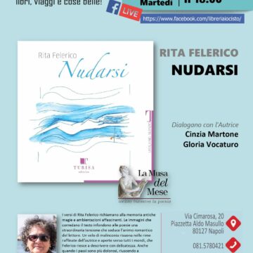 Napoli. Vomero, la libreria ‘Iocisto’ incontra la poesia di Rita Felerico – 26 aprile