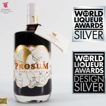 Prosum, l’amaro di Pompei conquista il doppio premio ai World Liqueur Awards