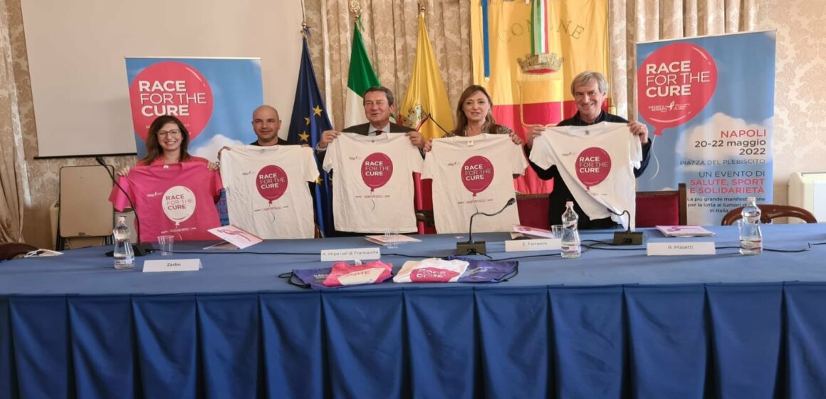 Napoli. Presentata a Palazzo San Giacomo “Race for the Cure”, la più grande manifestazione al mondo per la lotta ai tumori al seno