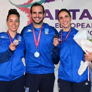 Europei di scherma. Il napoletano Luca Curatoli è medaglia d’argento nella sciabola individuale