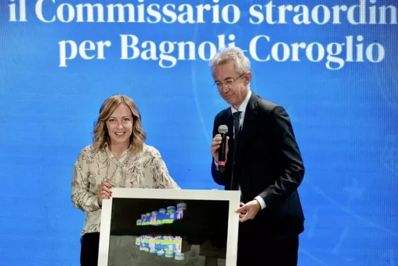 Tavolo a Palazzo Chigi con Giorgia Meloni e Manfredi  su interventi periferie napoletane. A Scampia al posto del campo rom arriva aree verdi e campo rugby