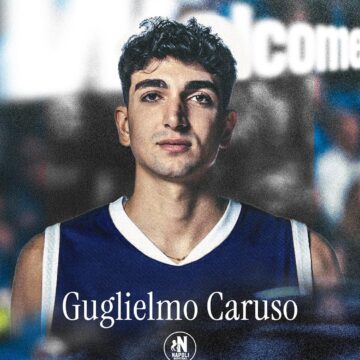 Guglielmo Caruso firma con il Napoli Basket. Il pivot della Nazionale, cresciuto a Cercola, ritorna sotto al Vesuvio