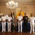 Comune di Napoli. Il vicesindaco Laura Lieto ha ricevuto il comandante della nave “INS Tamal”