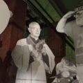 Napoli. La gigantografia de “Lo Stallone di Cercola ‘ domina la mostra fotografica dell’artista internazionale JR alla Gallerie d’Italia in via Toledo. 606 volti  che raccontano la vitalità della città partenopea