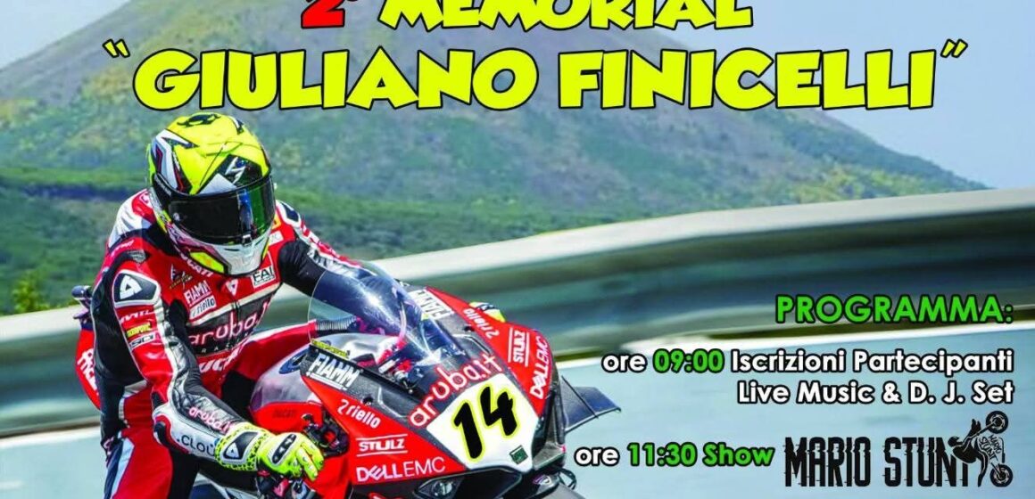 San Sebastiano al Vesuvio. Domenica 14 settembre “Memorial Giuliano Finicelli”, motoraduno dedicato al giovane vittima di un incidente stradale