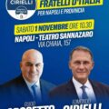 Guido Crosetto domani, 1 novembre, interverrà al Teatro Sannazaro per la presentazione dei candidati al consiglio regionale di Fratelli d’Italia che sosterranno  il candidato presidente della Giunta Regionale Edmondo Cirielli