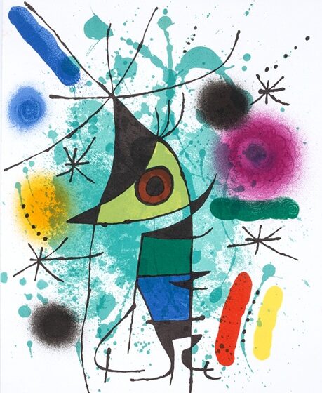 Napoli.  Joan Miró celebra il Natale alla basilica della Pietrasanta