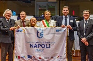 Napoli Capitale Europea dello Sport 2026 protagonista al Parlamento Europeo dell’Annual Awards Gala di ACES