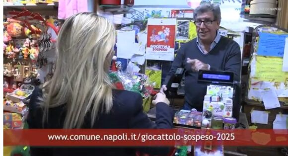 Napoli. “Giocattolo Sospeso 2025” – Domani la consegna dei doni a Palazzo San Giacomo