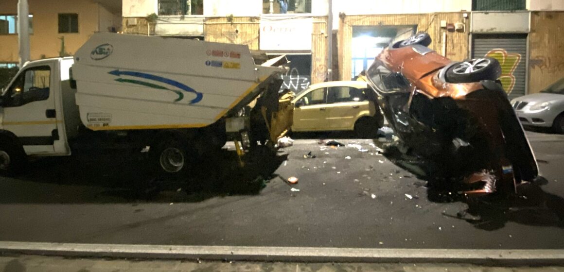 Napoli. Grave incidente in Via Ponte dei Granili: coinvolto operatore ASIA durante il servizio