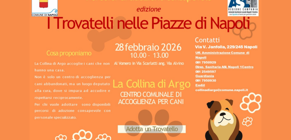 “I Trovatelli nelle Piazze di Napoli”: il Comune e l’ASL promuovono l’adozione consapevole al Vomero
